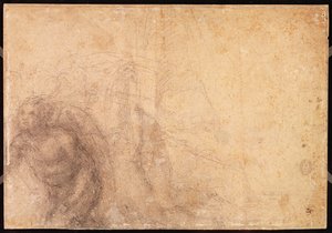 Studie van een engel (verso)